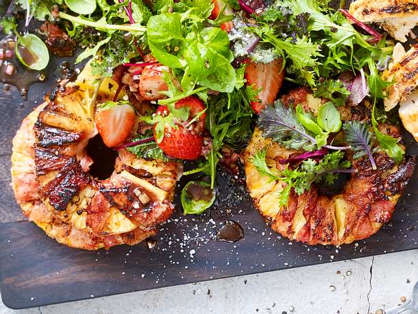 Bild von Bacon-Ananas-Erdbeer-Salat – der sommerliche Knaller!