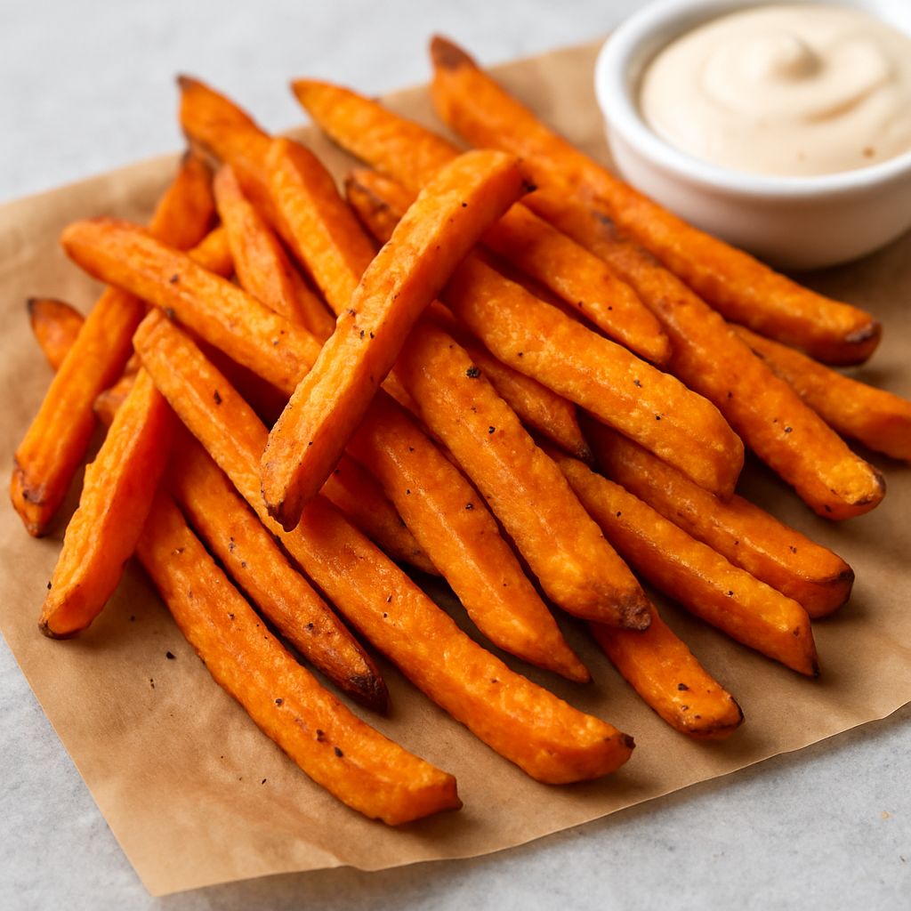 Bild von Süßkartoffel-Pommes